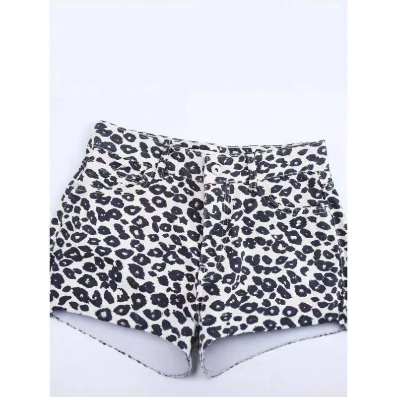 Animal Print Wide Leg Jeans For Women European And American Style Quick Selling Trendy Clothing ZR Stock Available For Wholesale