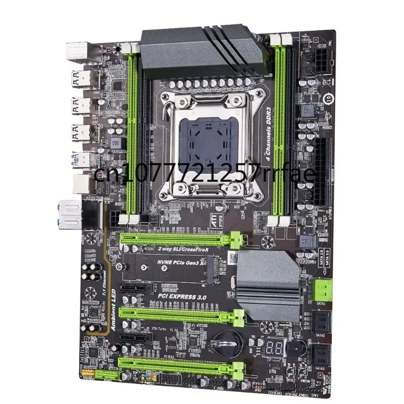 X79turbo Computer Motherboard DDR3 Memory E5 Xeon LGA-2011CPU Support M.2 NVMe Protocol