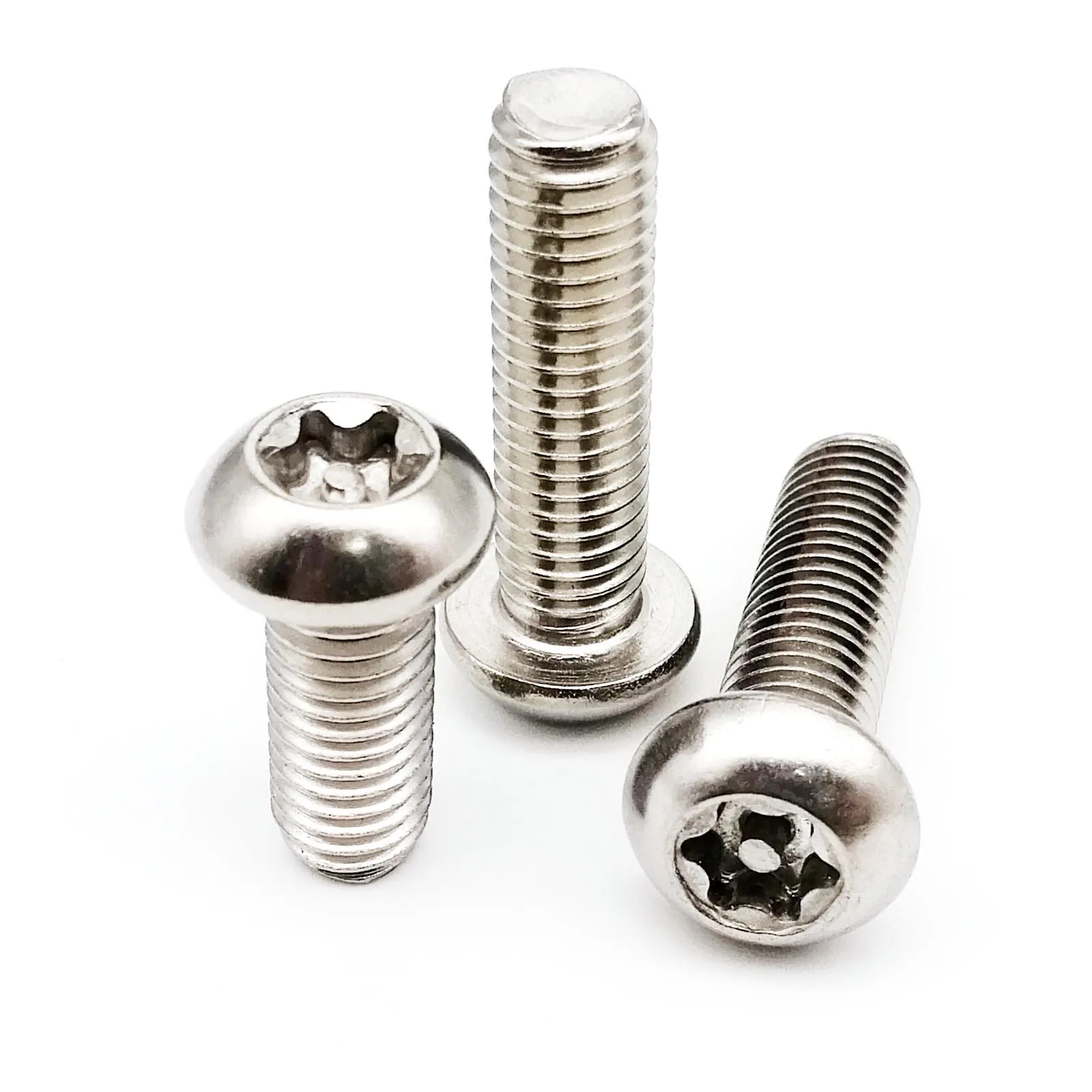 HZYUEGOU M2 M2.5 M3 M4 M5 M6 M8 304 A2 Edelstahl Sechsrund-Torx-Knopfschraube mit Stift, diebstahlsichere Sicherheitsschraube – Detail 5