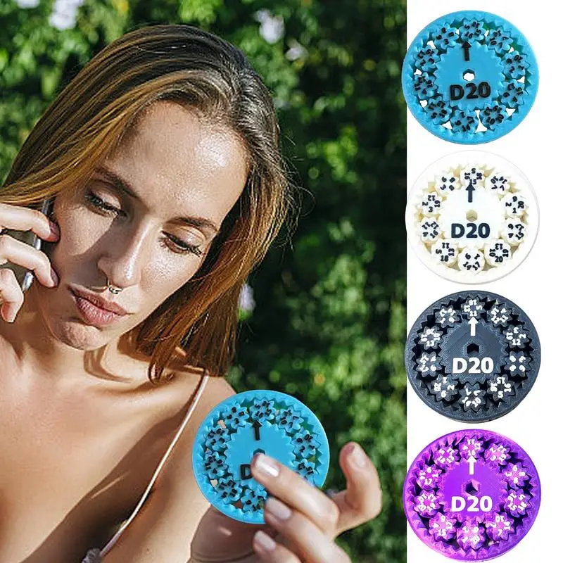 

Hand Spinner Fingertip round Magic Dice Toys Portable Sensory Toy Hand Relax Toy Gyro Stress Relief Rotate Toys for Kids Adults