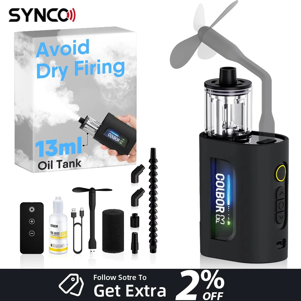 

SYNCO COLBOR CF3 Fog Machine Dry Burn Prevention Smoke Fogger Kit