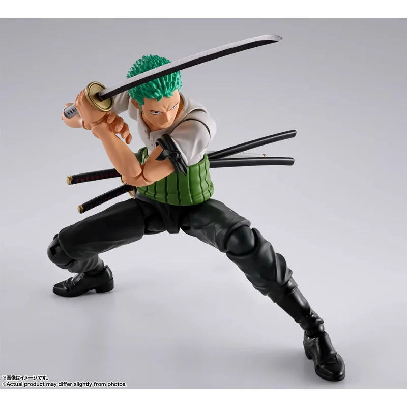 

BANDAI Original S.H.Figuarts SHF One Piece Roronoa Zoro Аниме Фигурки Игрушки Фигурки Коллекция Модель Кукла Рождественские Подарки