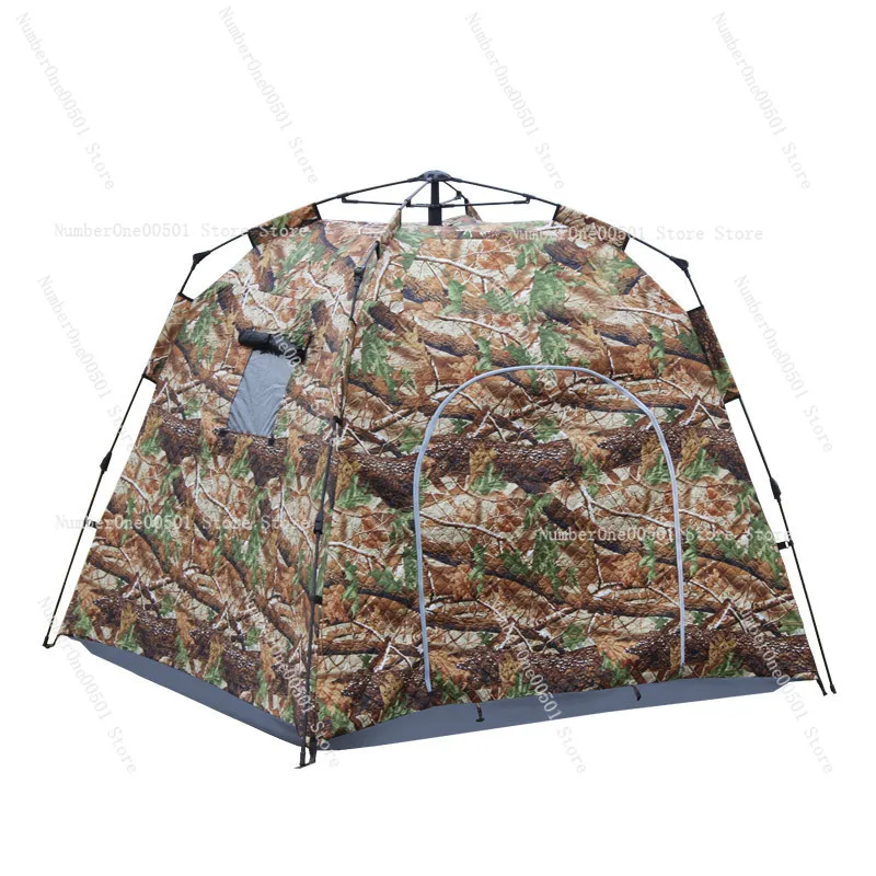 

Automatic Instant Winter Camping Tent Heavy Duty Windproof Cotton Four Season Ice Fishing Tent