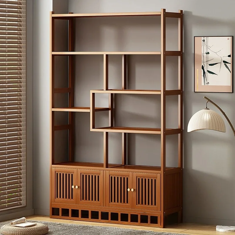 Bogu rack small new Chinese tea cabinet tea set storage cabinet tea display cabinet office tea room partition shelf