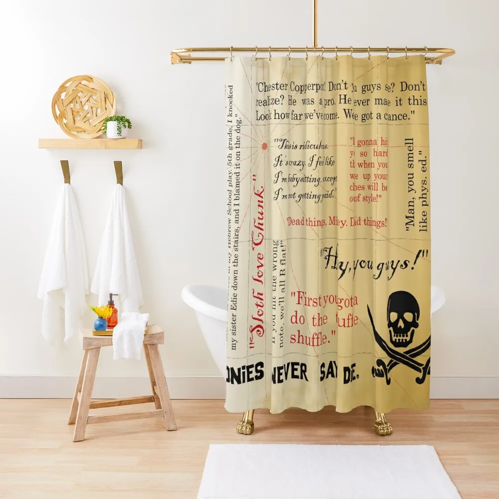 

The Goonies Map Shower Curtain For Bathroom Shower Bathroom Accessorys Bathroom Accessory Curtain