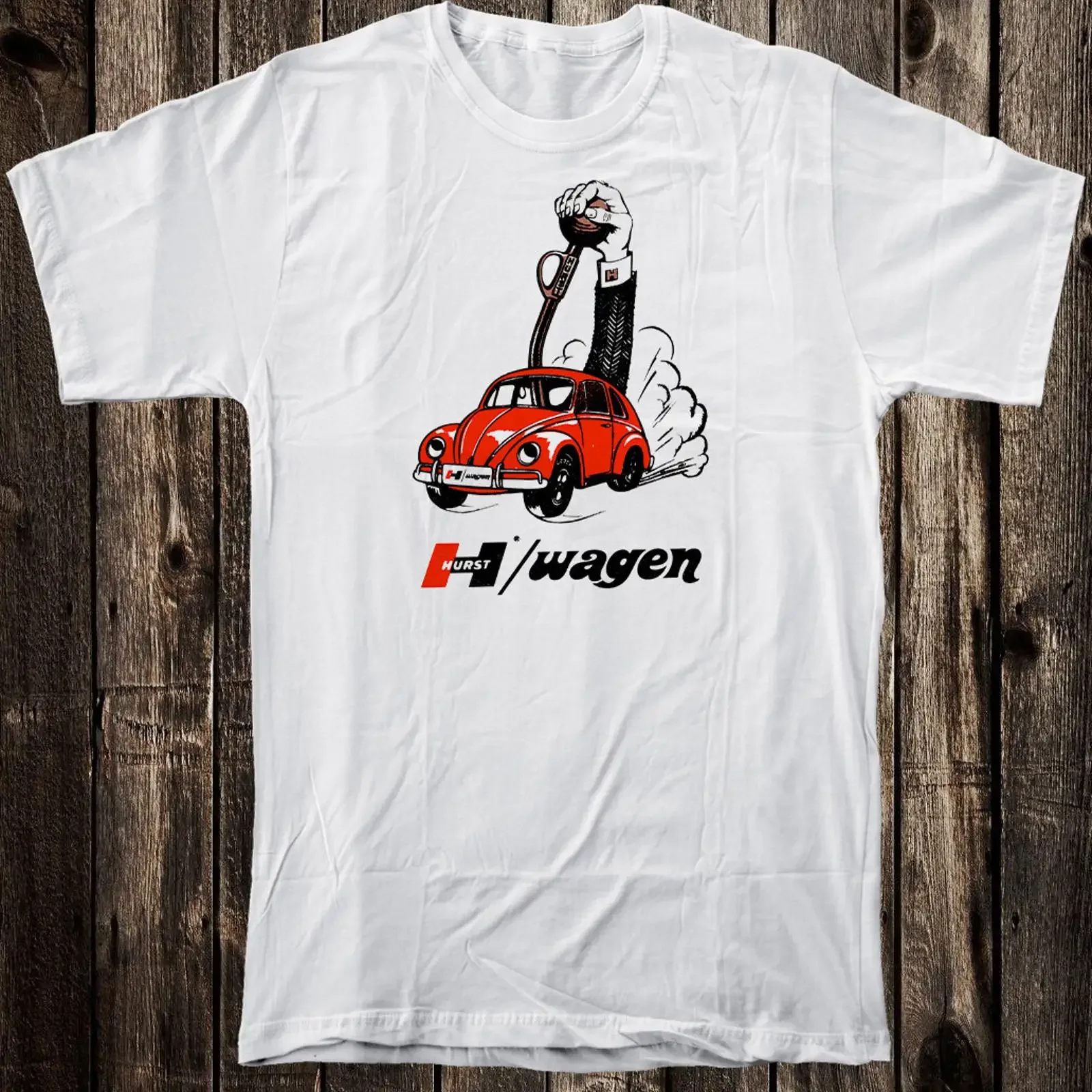 Hot Rod T Shirt Drag Race Hurst Bug Floor Shifter Vintage Art Speed Shop vintage Washed streetwear Soft Unisex Versatile