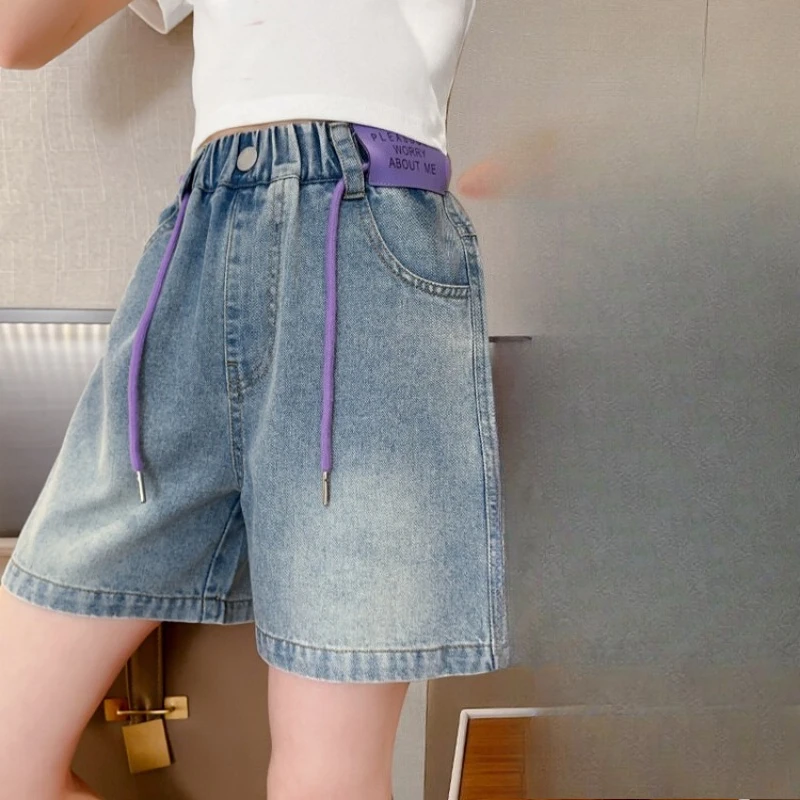 

Girls Summer Shorts Big Kids Girls Stylish Denim Shorts New Season, Clothing Collection
