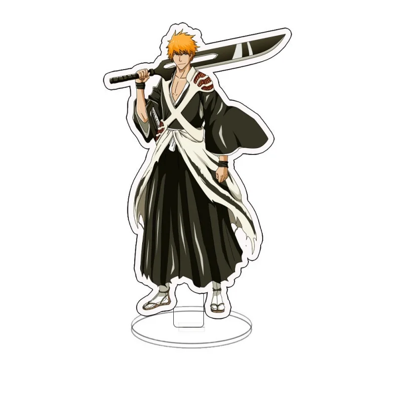 BLEACH Ichigo Kurosaki Rukia Kuchiki Uryū Ishida Acrylic figure stand Collecting accessories Friends Gifts Car Pendant keychain