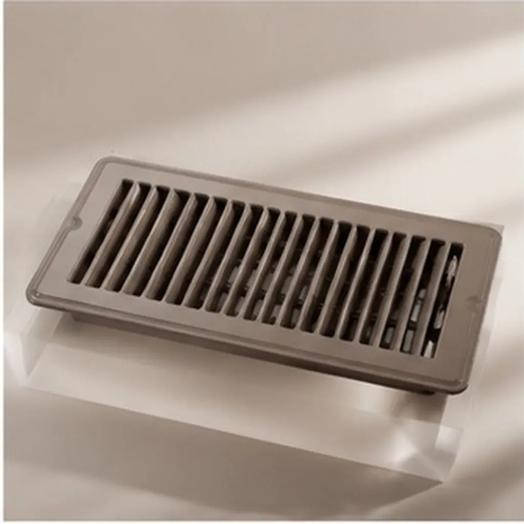 Floor Return Vent Cover 4x10 Solid Metal Air Vent Cover Dark Brown Smooth Edge Walkable Floor Register Replacement Hvac System