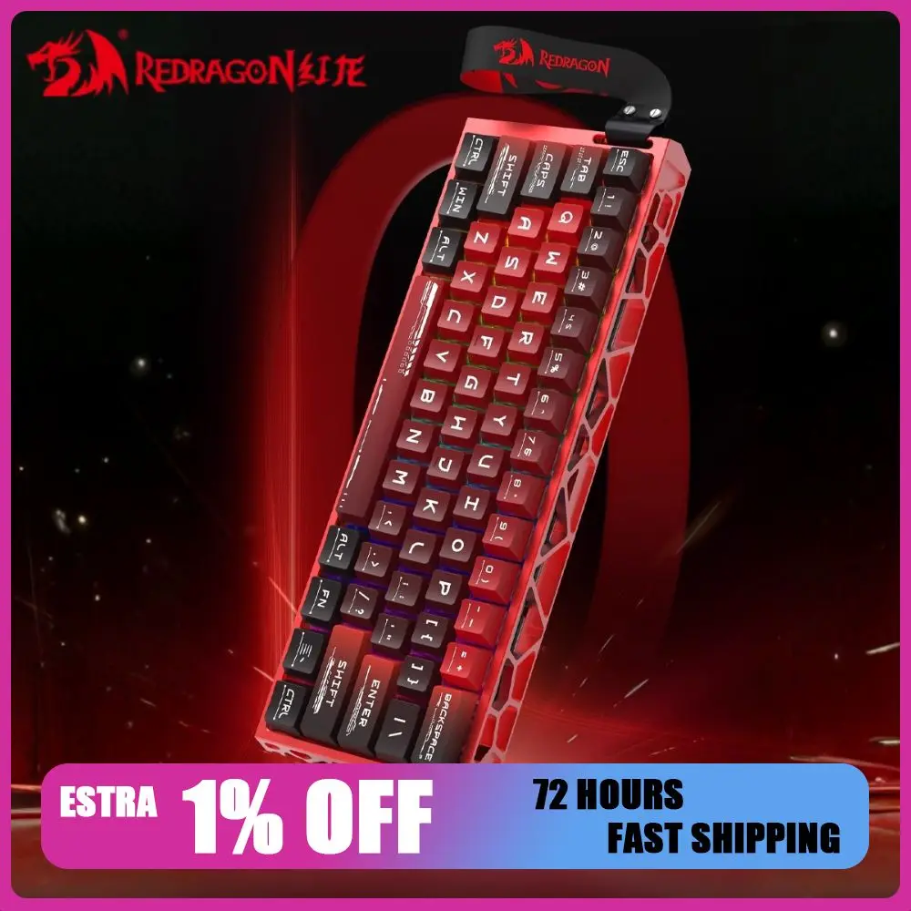 

REDRAGON AEROX61 Wired Magnetic Switch Mechanical Keyboard with 0 Dead Zone Aluminum Alloy Pile RGPPC Gaming Esports Keyboard
