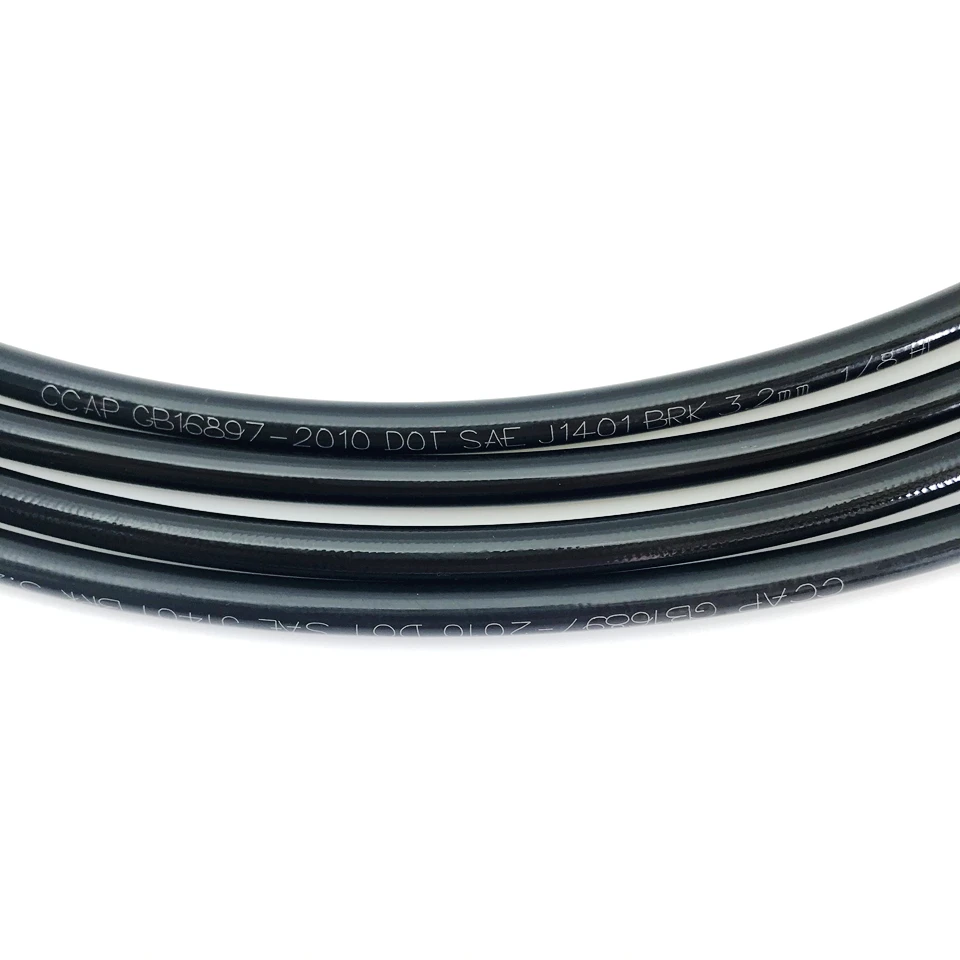 Manguera de freno hidráulico, Cable trenzado de 10mm para Suzuki, Kawasaki, Yamaha, Honda, ATV, color negro, 200 a 2200mm