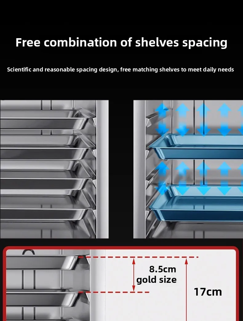 Коммерческий верстак LXC с воздушным охлаждением, противень для выпечки, подключаемая морозильная камера для холодильника, горизонтальная консоль для выпечки, морозильная камера