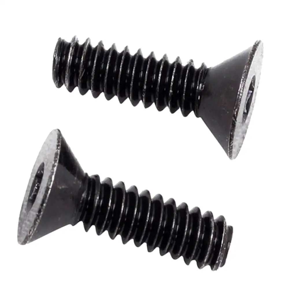 2 piezas de tornillo de montaje de mira de arco de caza de tiro con arco, accesorios de mira de arco de repuesto, acero inoxidable 16x11mm