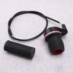Black Plastic Throttle Grip & Cable New Fit for HANGKAI 3.6HP 4.0HP 4 Stroke Outboard Motors