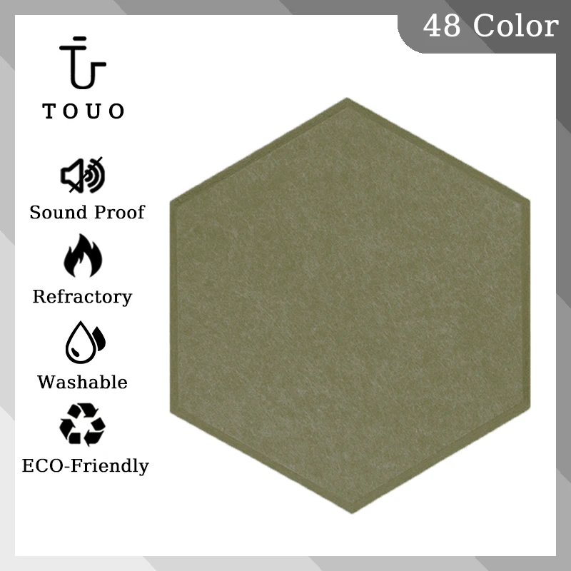 

TOUO Sound-absorbing panels Bedroom Noise Absorbing 12 Pcs Soundproof Wall Panel Home Decorative Sound Dampening Panels