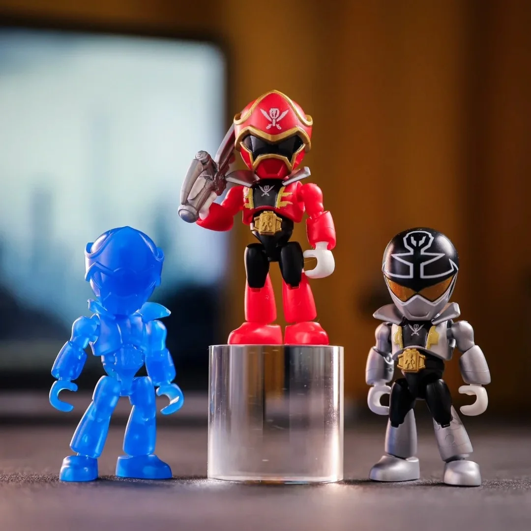 Blokees Toy Heroes Station Blind Box Super Sentai Action Figure Kamen Rider Toy Assembly Ultraman Figure Children Toys Gifts