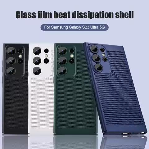 Cooling Phone Case For Samsung Galaxy S20 Plus S21 FE S22 S23 Ultra Note 20 A73 A52 A33 A32 A23 A13 A12 Heat Dissipation Cover