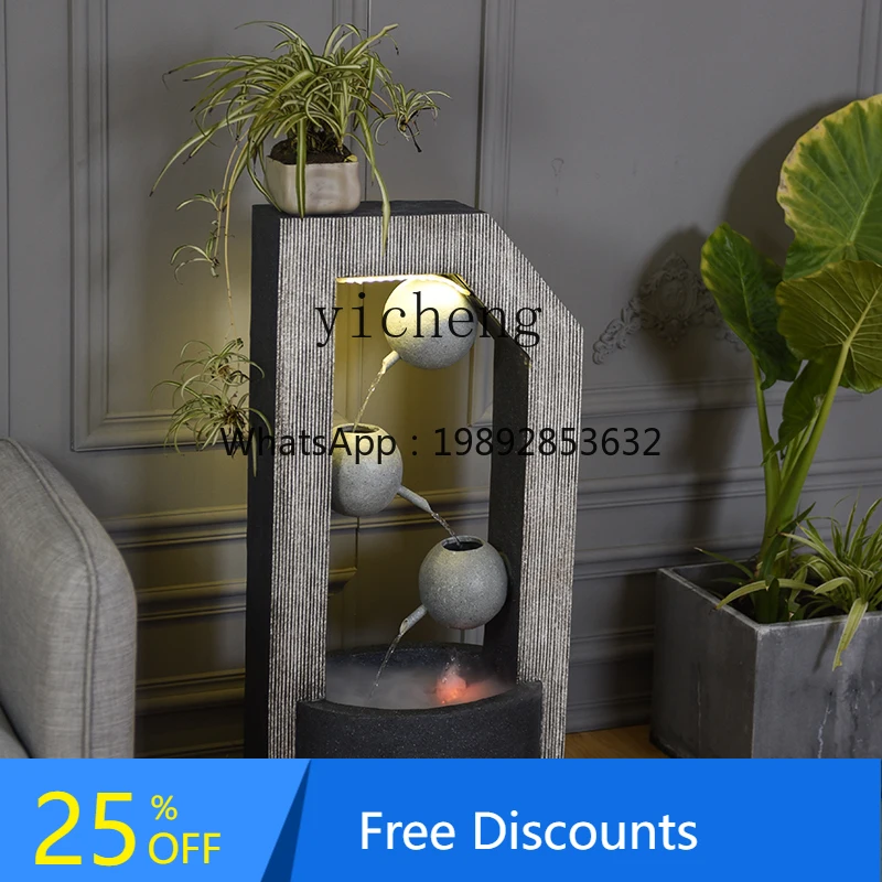 LYY Flowing Water Creative Living Room TV Cabinet Decoration Home Decorations Moving into the New House