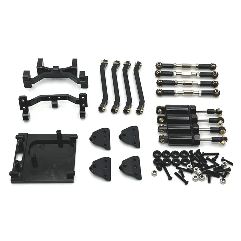 

New remote control car spare parts, metal upgrade, tie rod, shock absorber, kit bag for MN99S 1/12