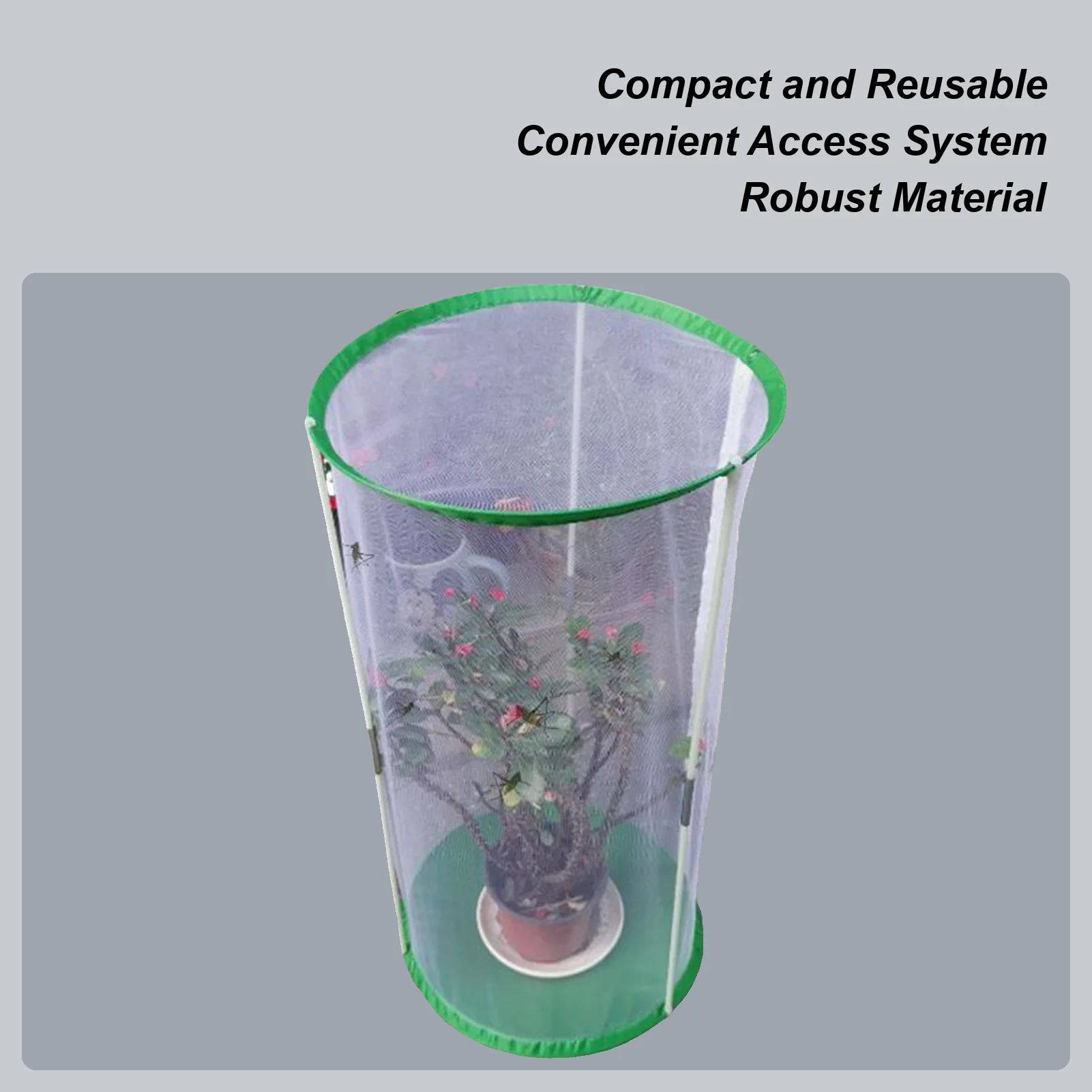 

Butterfly Cage 11.8 X 15.7 Inch Butterfly Growing Habitat With Zipper Foldable Multifunctional Plant Cover For Raising Hatching