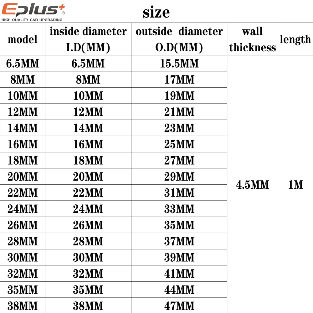 Eplus tubo de sílica gel universal, 4 camadas, 1 metro, mangueiras de silicone de poliéster, motor de carro reto, resistência a altas temperaturas, azul