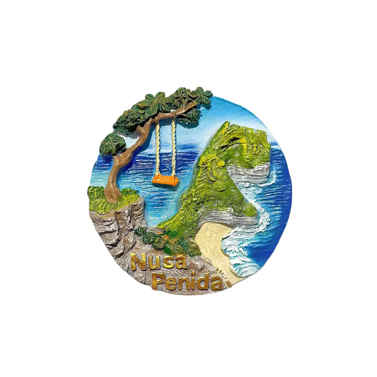 New Orleans   Fridge Magnets Round Magnetic Refrigerator Decoration Memorial Gifts Wedding Favors