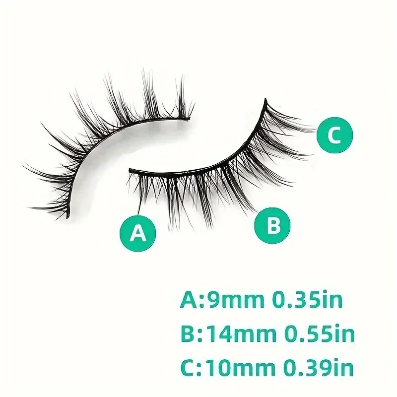 5-Pairs Fluffy & Soft 3D Cross Style False Eyelashes - Natural Look, Enhances Makeup, Lightweight, Reusable Lashes Set