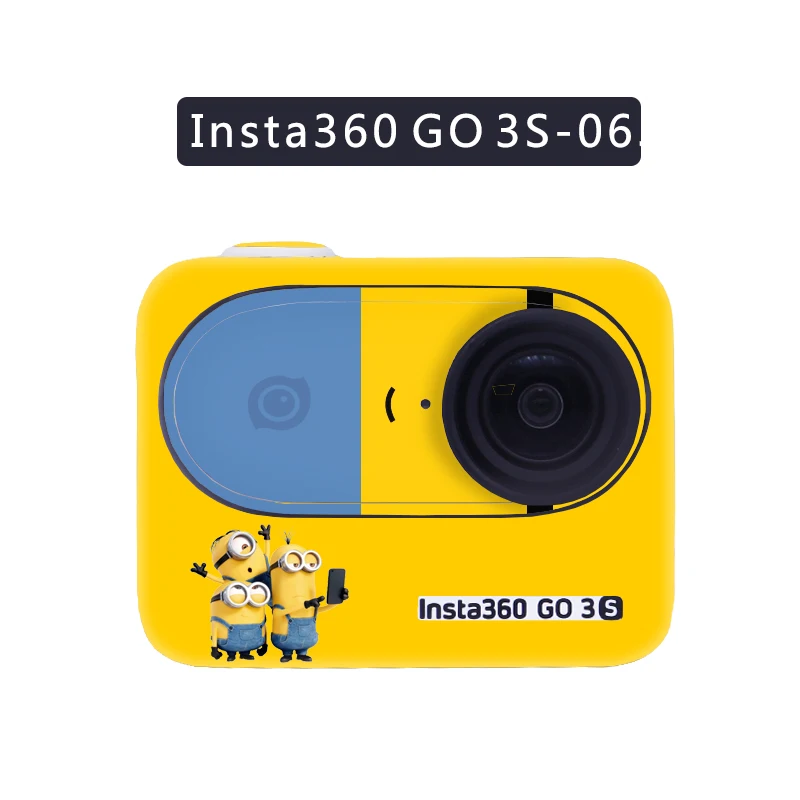 For Insta360 Go3S PVC Stickers Protective Film Fill Cover Scratch-proof Decal Removable Skin for Insta360 Go 3s Action Camera