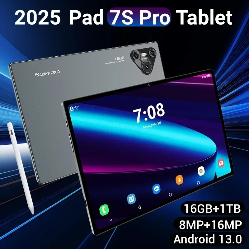 

Xioami 11 inch Tablet PC Android 13 Pad 7S Pro 16GB+1TB Original 5G WiFi Tablet snapdragon 870 10000mAh Google Original Tablette