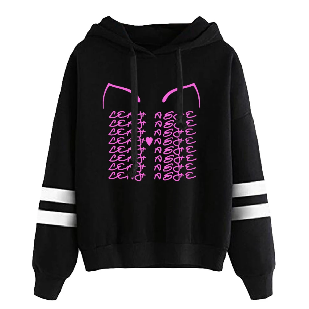 2022 Leah Ashe Fashion Printed Hoodies Women/Men Long Sleeve Hooded Harajuku Sweatshirts Casual Streetwear Clothes