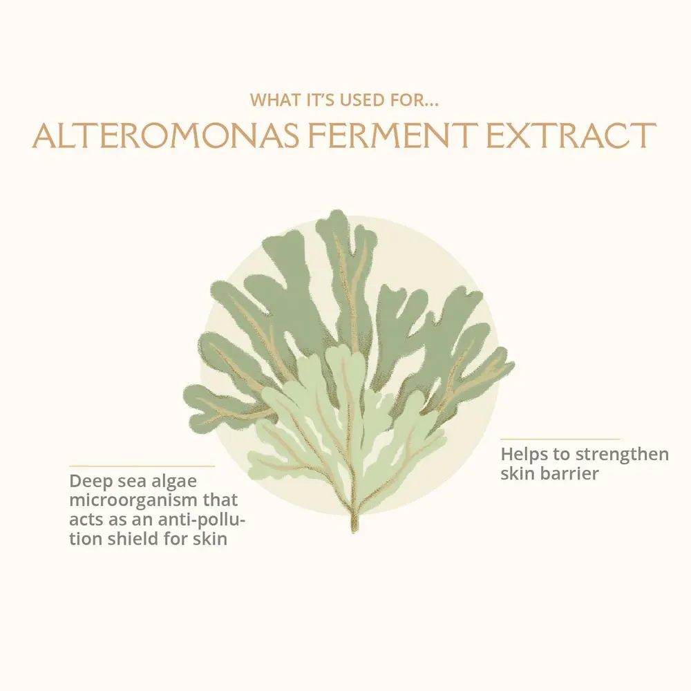 Cosmetic Grade Alteromonas Ferment Extract Antioxidant Anti-aging Skin Care Product Additive