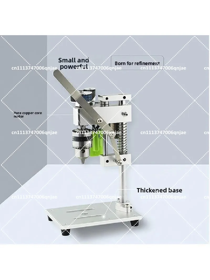 Mini Desktop Bench Drill, Adjustable Speed Electric Drilling Machine for Home Hobby Precision Hole Making