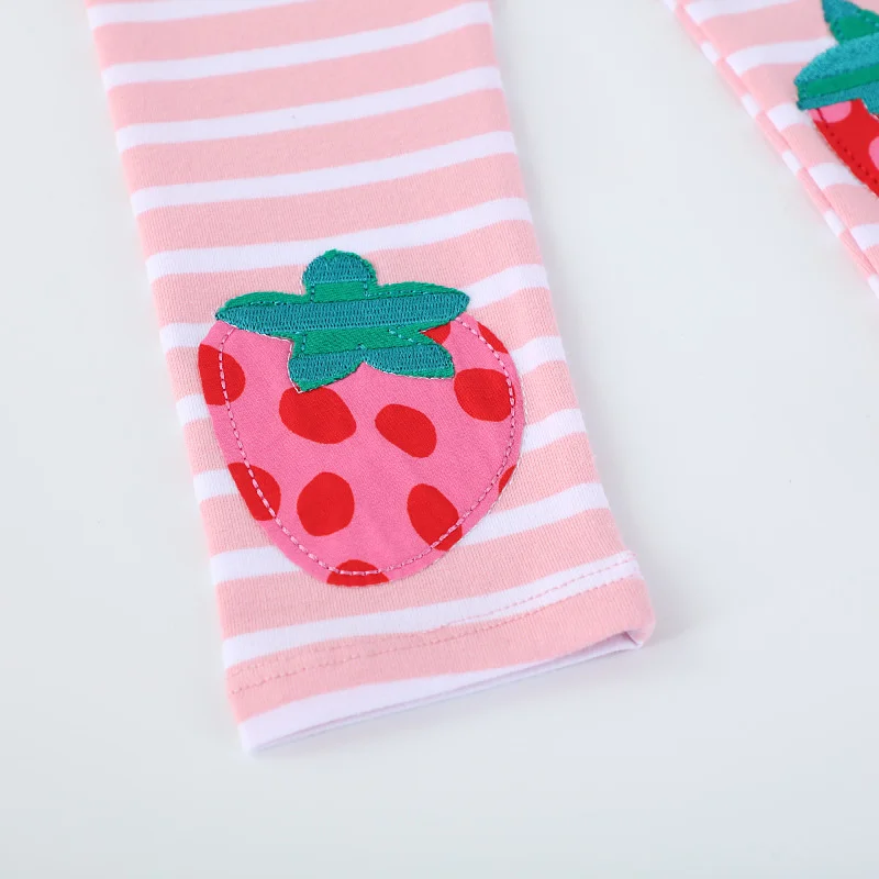 القفز متر 2-7T الفراولة طفل الفتيات طماق الملابس سروال شكل قلم رصاص الساخن بيع طماق السراويل جديد ربيع الخريف الملابس