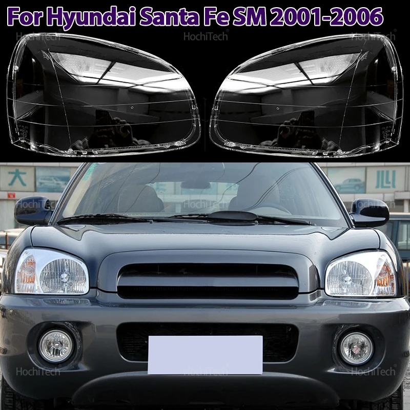 

Headlight Cover for Hyundai Santa Fe Hawtai Shengdafei SM 2001-2006 Lampshade Shell Headlight Glass Lens Headlamp Lens Shell
