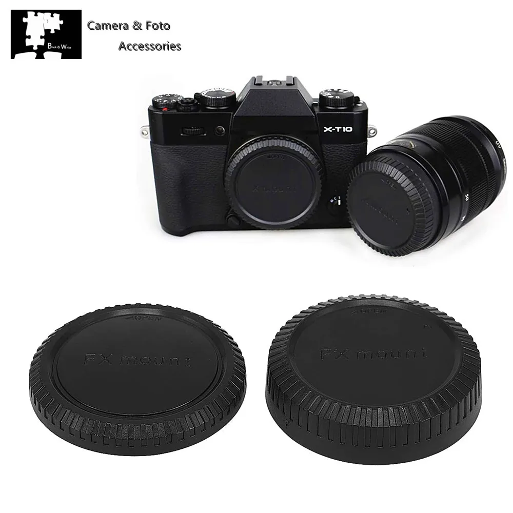 X Mount Camera Body Cap & Rear Lens Cap Set For Fujifilm X-T50 X-S20 X-T5 X-T4 X-T3 X-T2 XT1 X-T30 II X-T20 X-T10 X-E4 X-E3 X-E2