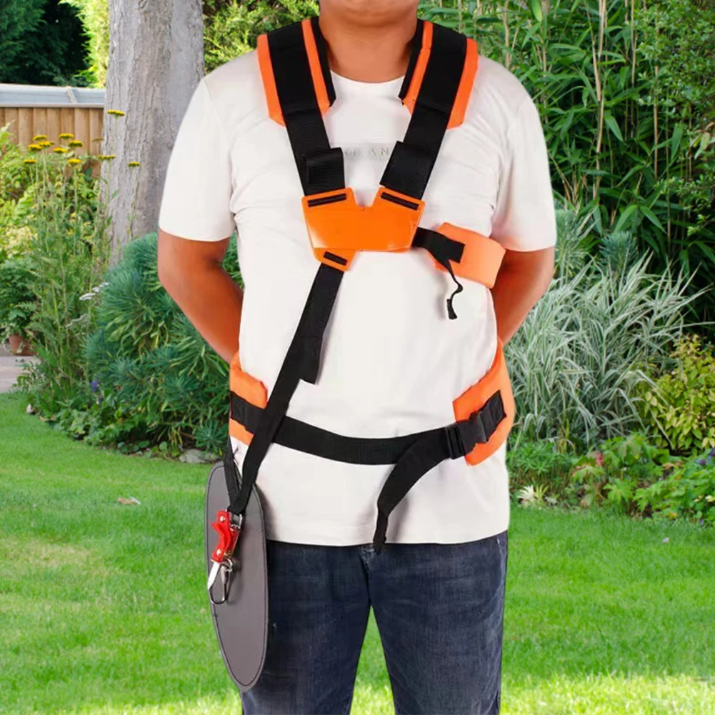 

Double Shoulder Harness Comfortable Padded Belt Double Shoulder Strap Labor Saving Increase Safety Garden Tool Parts