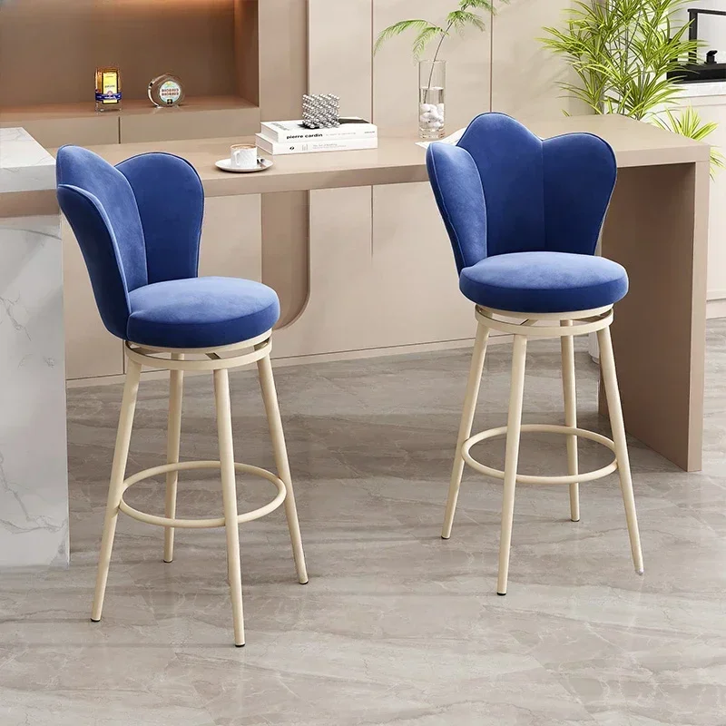 Sgabelli da cucina alti sedie dal Design moderno sedia comoda Bar Banks bancone economico di lusso negozio di barbiere Nordic Cafe Chaise Home