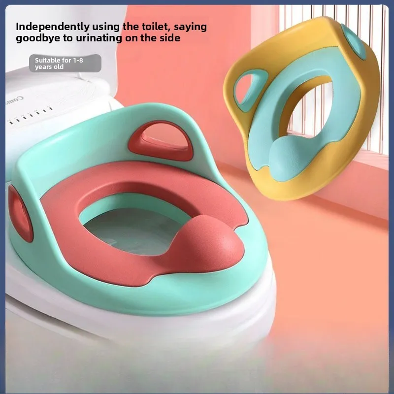 新型大型子供用便座カバー-厚手素材-家庭用-赤ちゃん専用-トイレ補助便座カバー