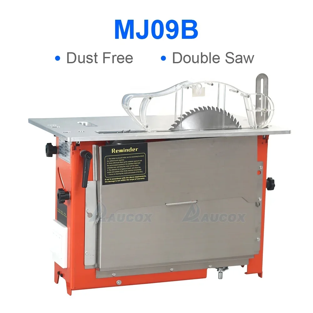 Small Size mini non-dust Sliding Table Saw Cutting Machine Panel Saw MJ09B