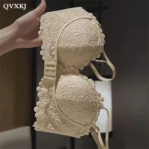 1 قطعة مثير الظهر لا الصلب الدائري الملابس الداخلية النساء الثدي الصغير جمع الثدي كبير تظهر حمالة صدر صغيرة أسود / لون البشرة / أبيض أعلى 8 مبيعات صغيرة للثدي الملابس الداخلية المثيرة - رقم 1