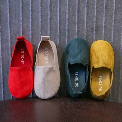 Kids Shoes Spring Autumn Children Casual Loafers Pure Color Boys Girls Lightweight Leisure Shoes SYM011