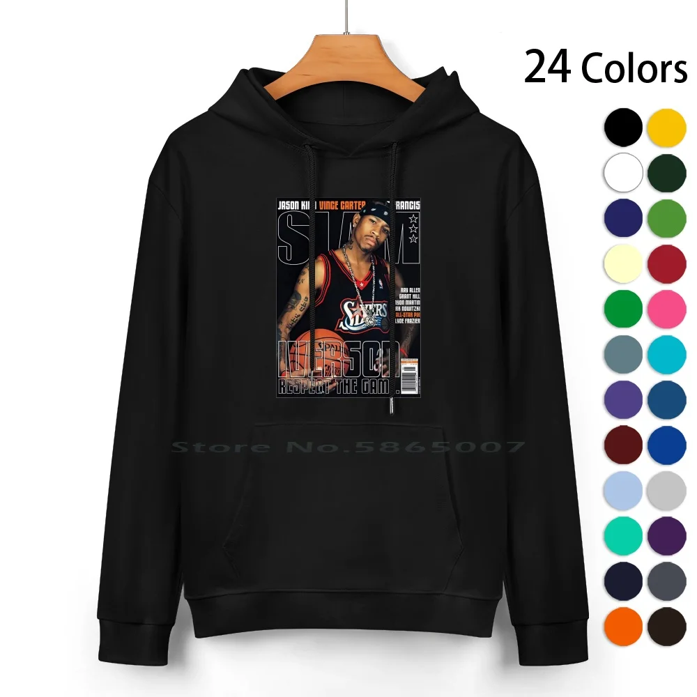 Allen Iverson Slam Pure Cotton Hoodie Sweater 24 Colors Basketball Allen Iverson Allen Iverson Allen Iverson Allen Iverson