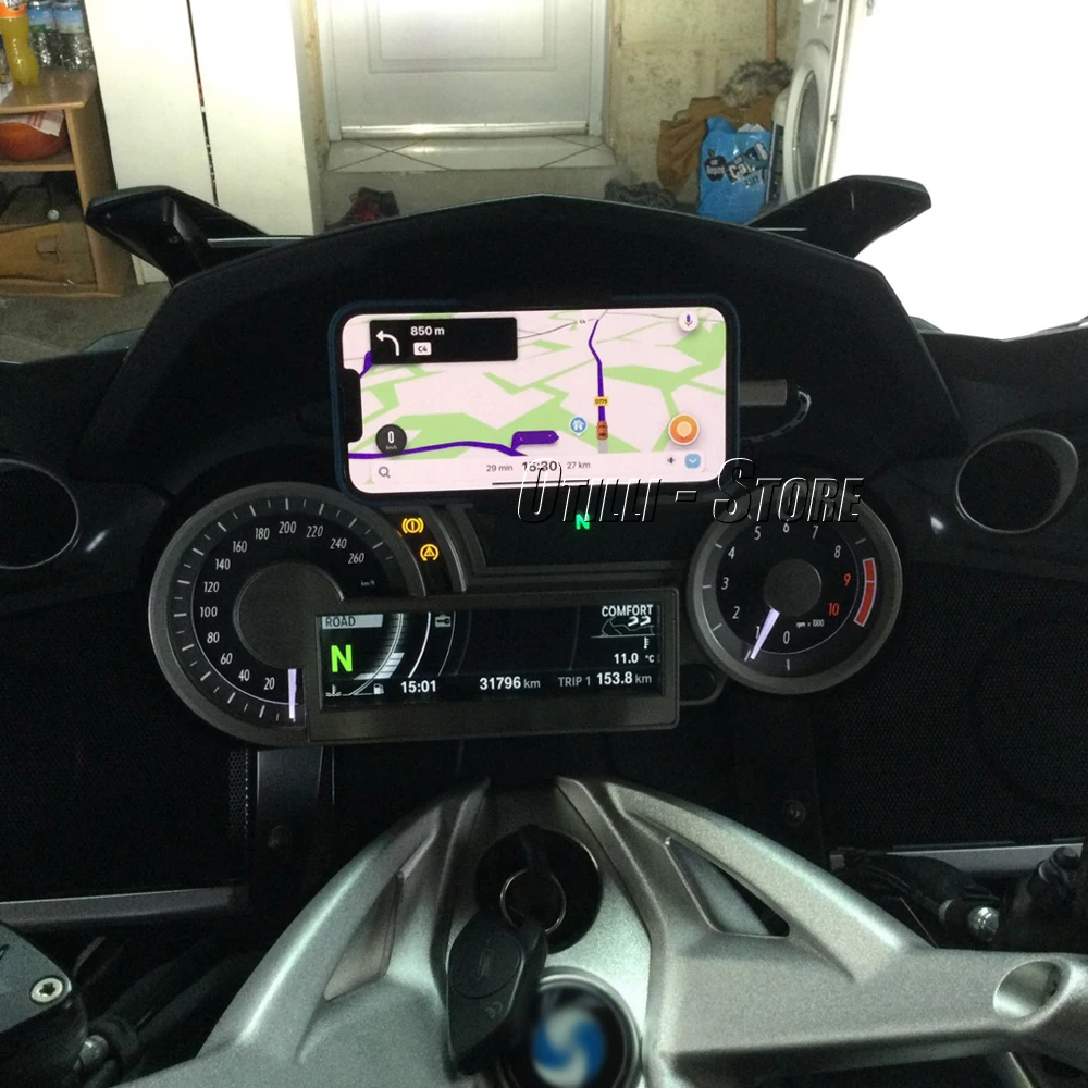 Nowe akcesoria motocyklowe do BMW K1600B K1600GT K1600GTL amortyzacja uchwyt na telefon USB uchwyt do ładowania 2011-2020