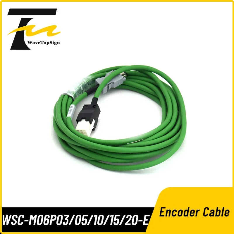 

wavetopsign Servo Motor Power Cable WSC-M06P05-E WSC-M06P03-E WSC-M06P08-E WSC-M06P10-E WSC-M06P15-E WSC-M06P20-E for FUJI