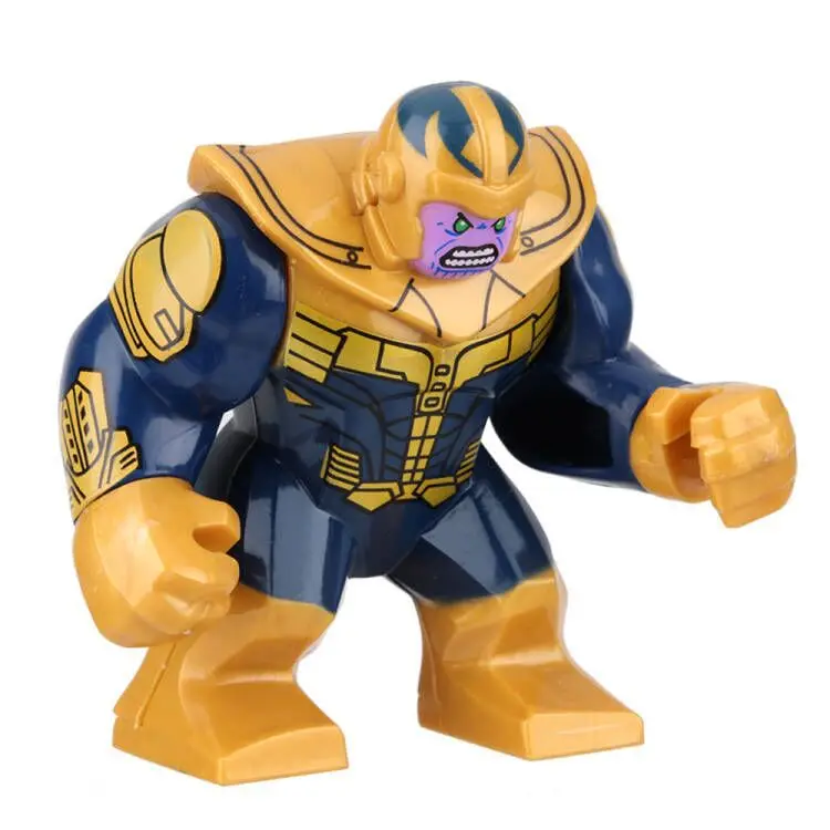 Marvel-Superheldenfigur Thanos, Stone Man, Hulk-Bausteine, zusammengebautes Mini-Spielzeug, Weihnachtsgeschenke für Kinder