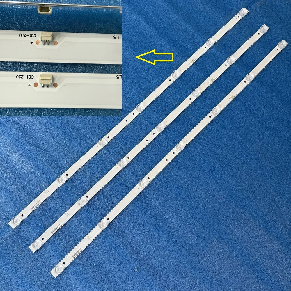 3pcs/set LED strip for MTV-4026 V400HJ6 PE1 MTV-4026/LT2 MTV-4031/LTA2 MTV-4030 40LE6120 UA40EP1100S HX40N2176 LE40B8000TF