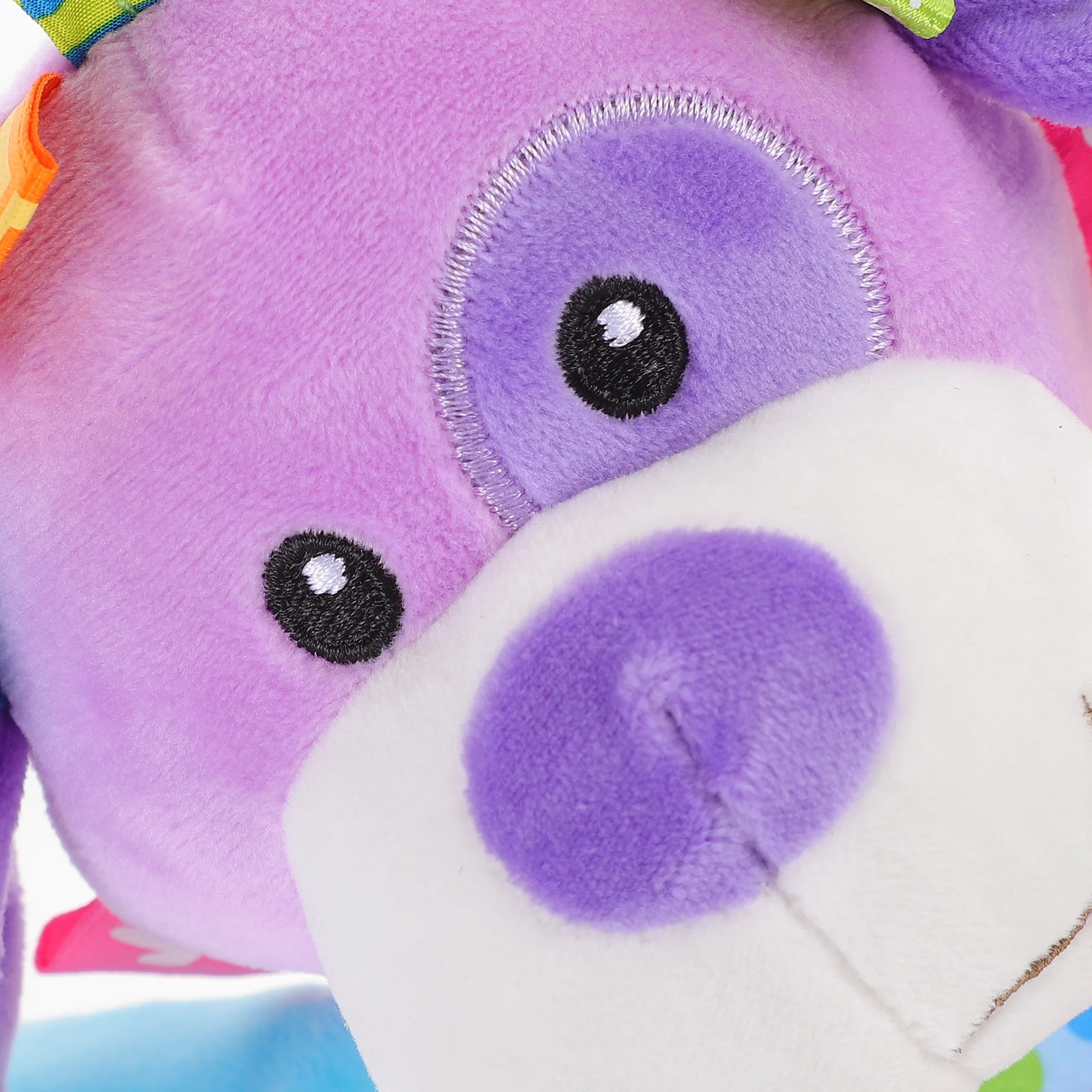 Cão ring-down pacificar berço do bebê educacional infantil recém-nascido desenvolvimento da primeira infância interativo sensorial agarrando sino chocalho