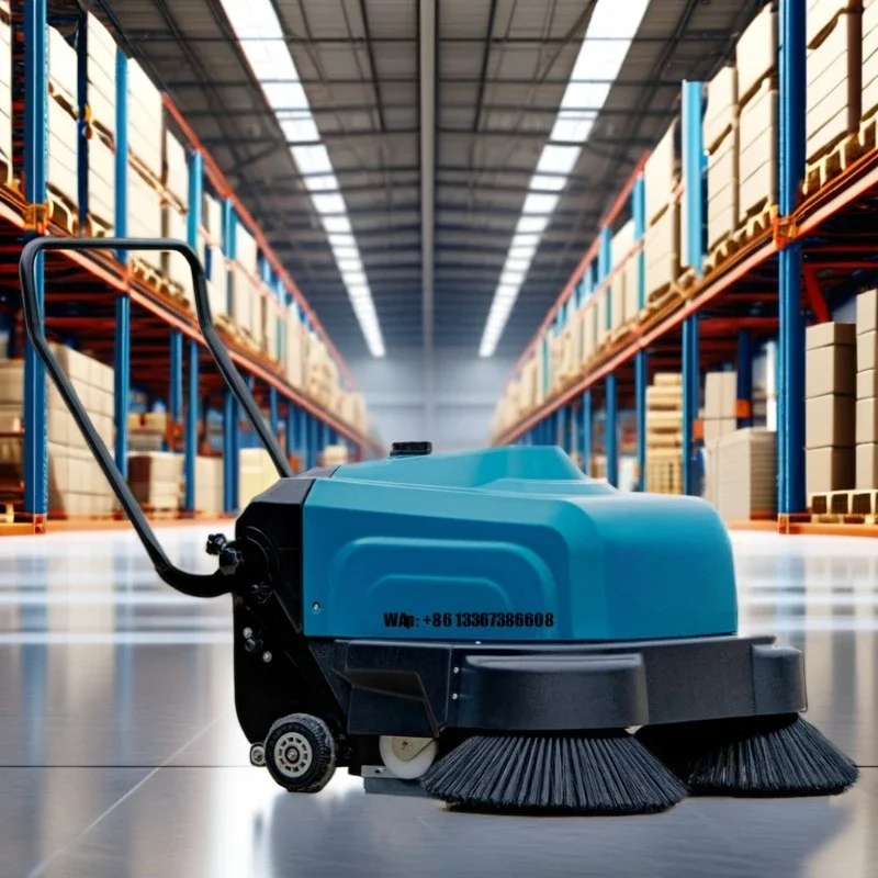 Selling 1000 Sweeper Clean Machine Electric Walk-Behind Floor Cleaning Hand Push Sweeper New Release