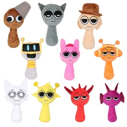 Peluche bambola giocattolo cartone animato Incredibox Sprunki giochi peluche giocattolo bambola di pezza per bambini regalo di compleanno regalo di peluche di Natale