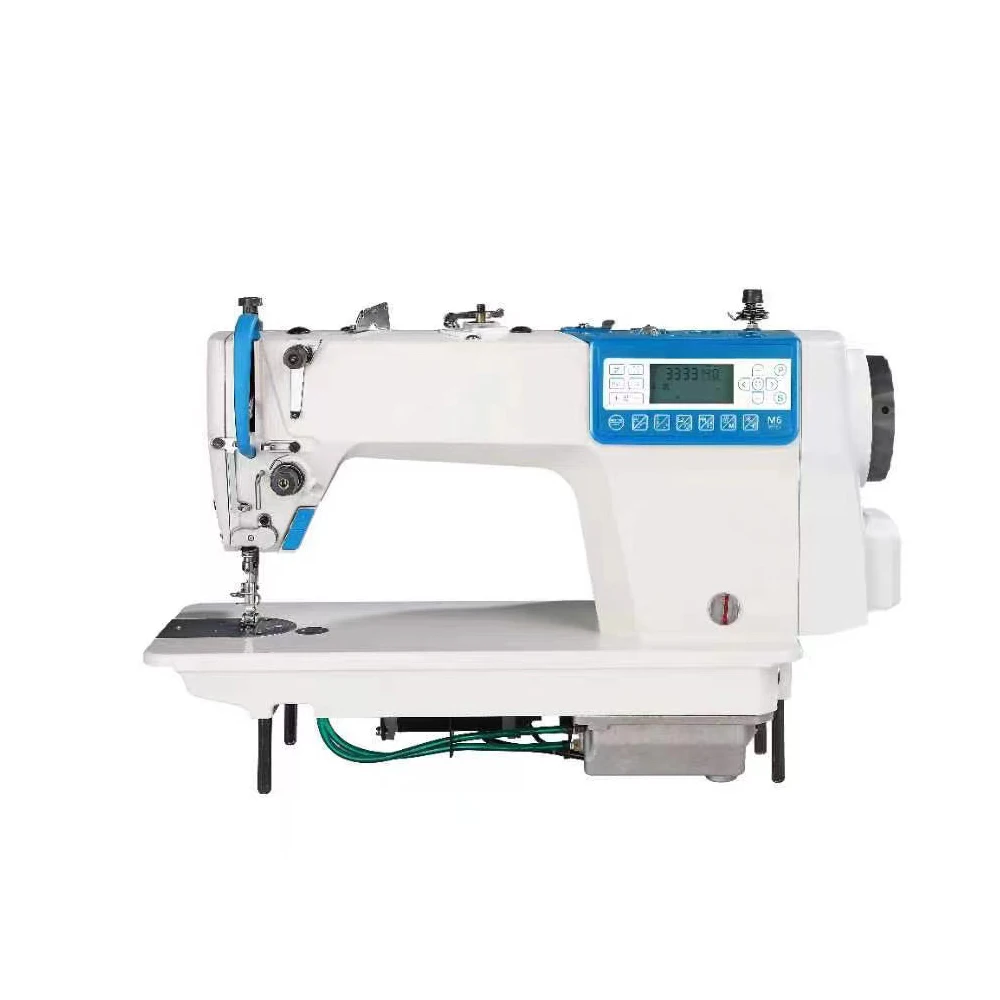 

QK-6G-D4 high quality Double-stepper Motor Computerized Lockstitch Automatic Industrial Sewing Machines price